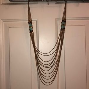 Gold layered necklace